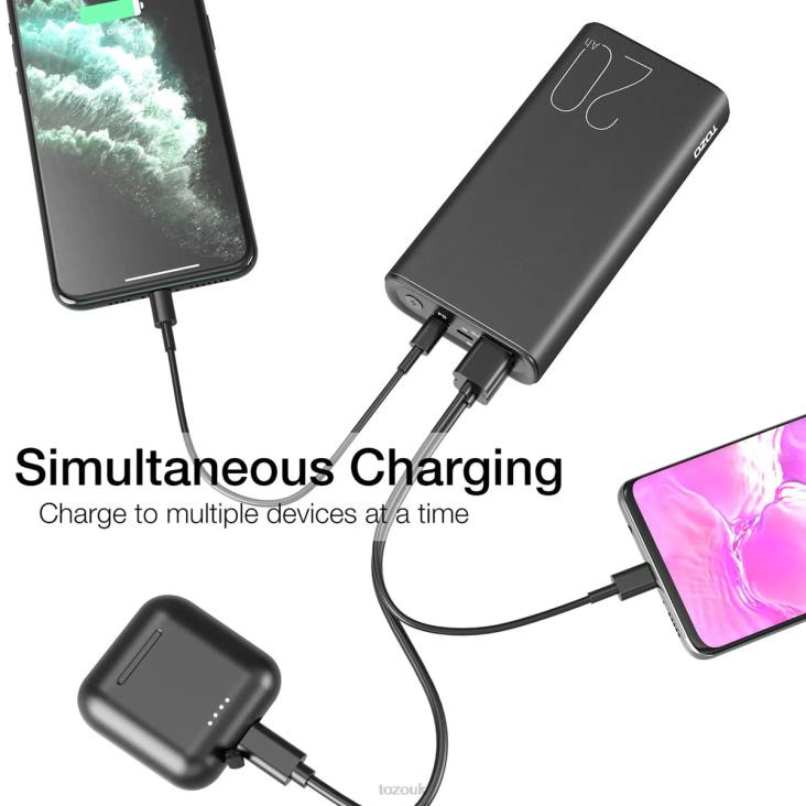 Black TOZO PB1 Power Bank 4BN6P148 Accessory