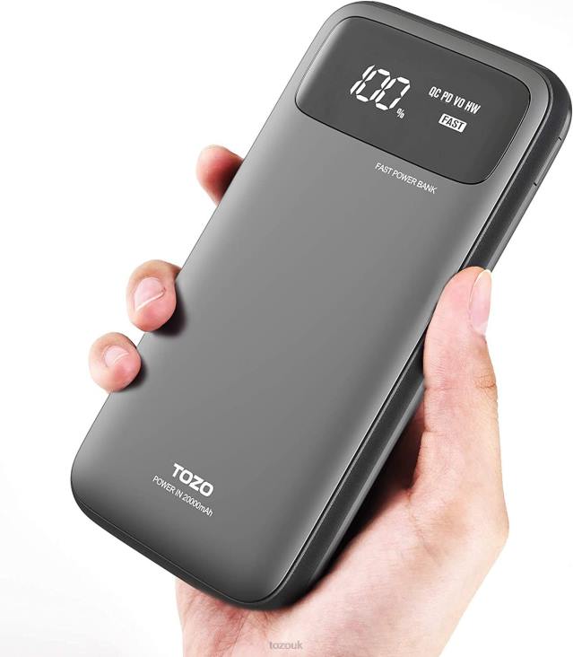 Black TOZO PB2 Power Bank 4BN6P152 Accessory