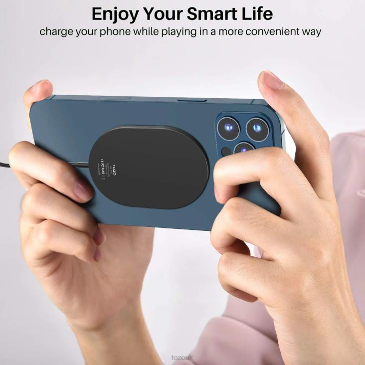 Black TOZO W10 Magnets Wireless Charger 4BN6P125 Accessory