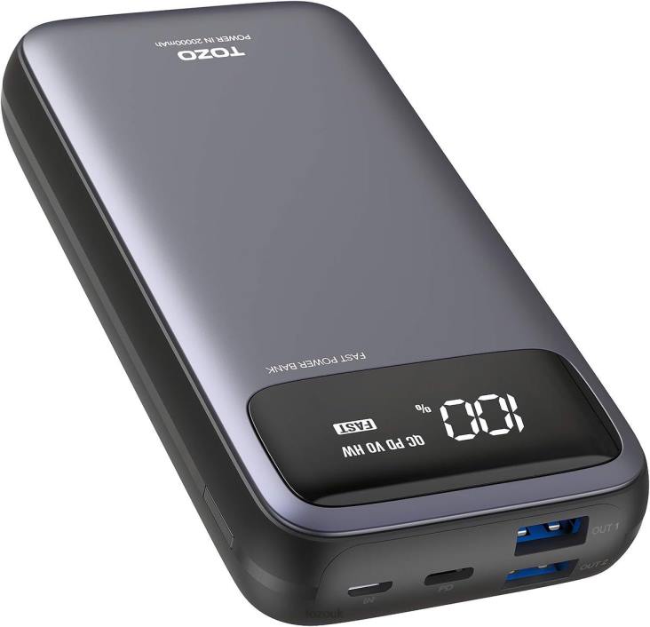 Gray TOZO PB2 Power Bank 4BN6P151 Accessory