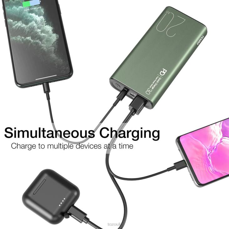 Green TOZO PB1 Power Bank 4BN6P150 Accessory