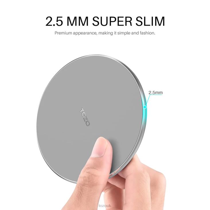 Matte Black TOZO W3 Wireless Charger 4BN6P122 Accessory