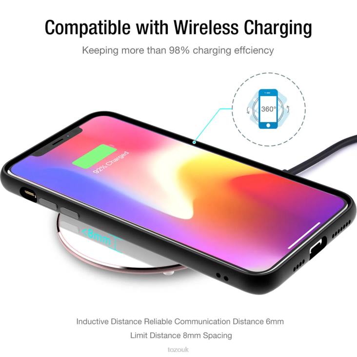Rose Gold TOZO W3 Wireless Charger 4BN6P120 Accessory