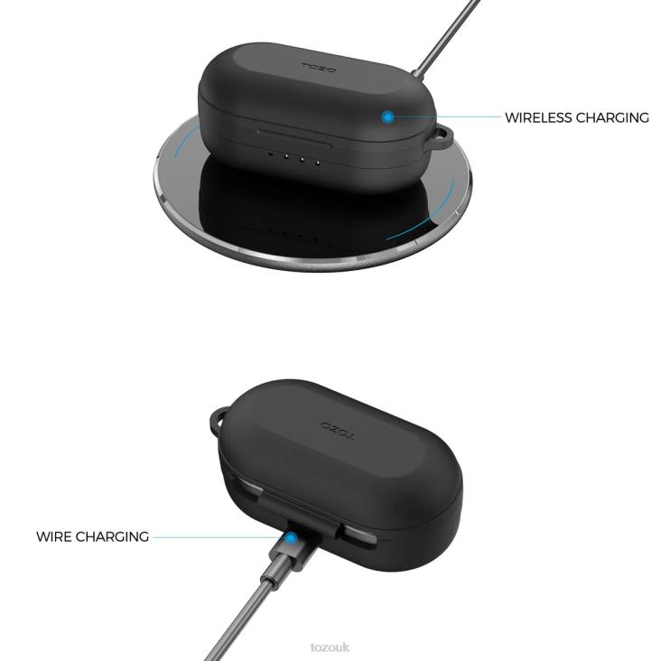 Black TOZO NC9 Protective Silicone Case 4BN6P130 Accessory