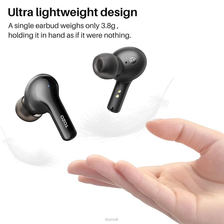Black TOZO A2 4BN6P53 Headphones