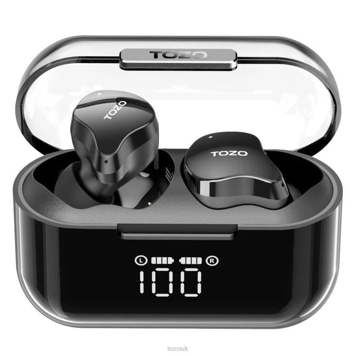 Black TOZO Crystal Buds 4BN6P55 Headphones