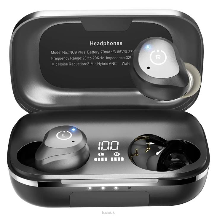 Black TOZO NC9 Plus 4BN6P67 Headphones