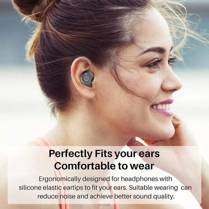 Black TOZO NC9 Plus 4BN6P67 Headphones