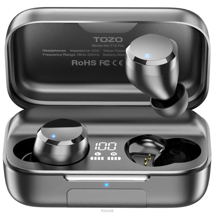 Black TOZO T12 Pro 4BN6P63 Headphones