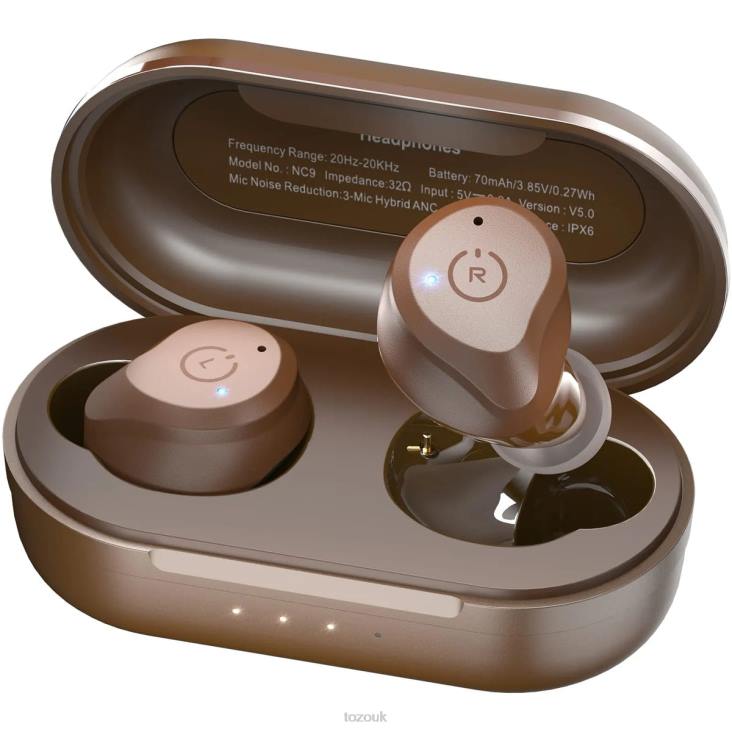 Brown TOZO NC9 4BN6P13 Headphones