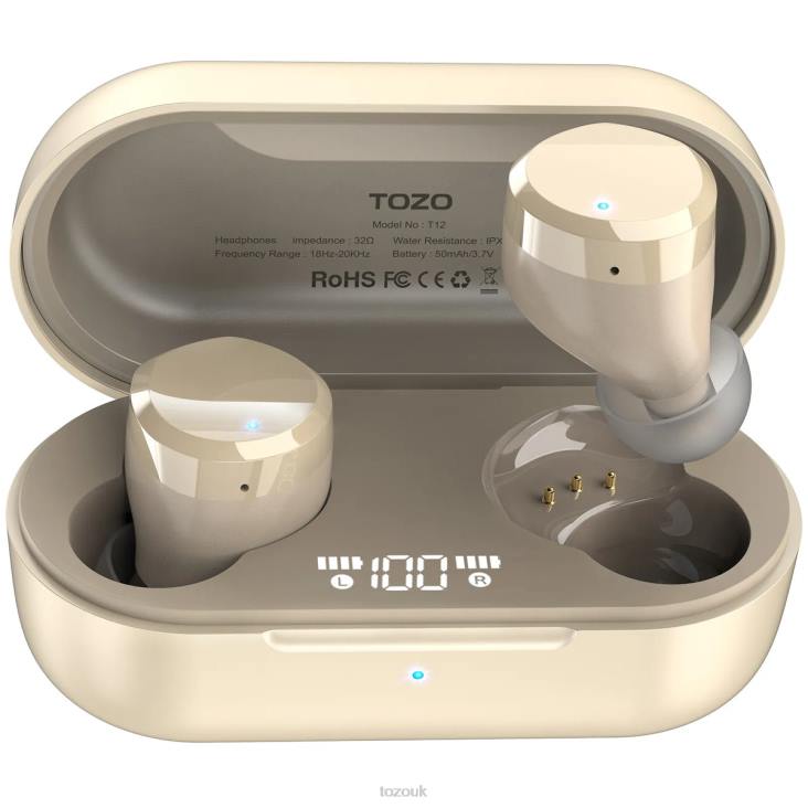 Champagne TOZO T12 4BN6P48 Headphones