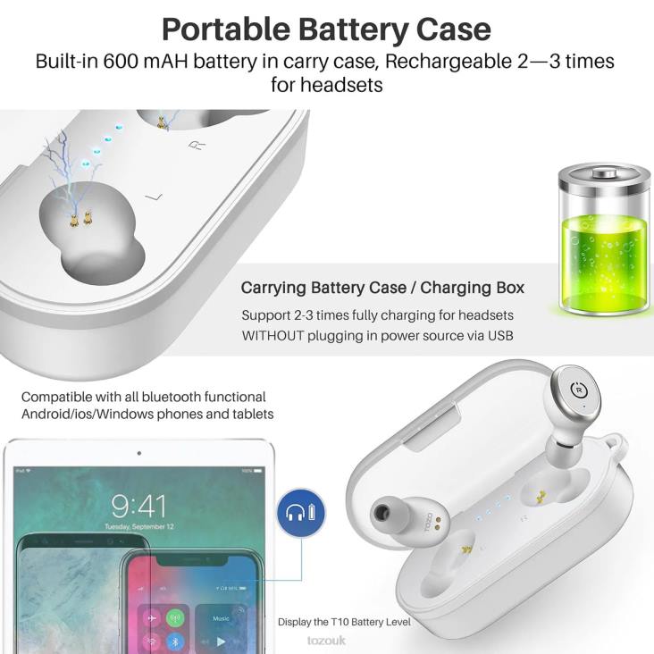 Ergonomic with APP Edition(2023) TOZO T10 4BN6P28 Headphones