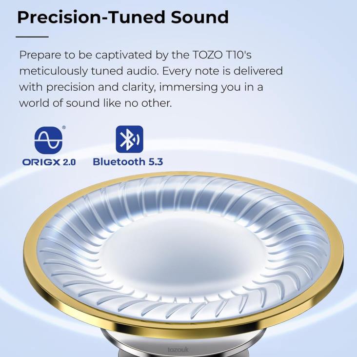 Ergonomic with APP Edition(2023) TOZO T10 4BN6P28 Headphones