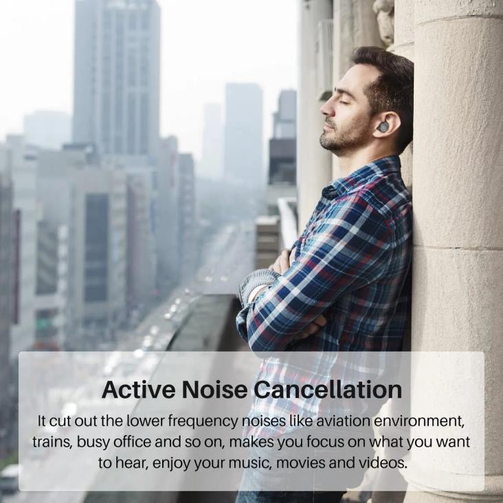 Khaki TOZO NC9 4BN6P9 Headphones