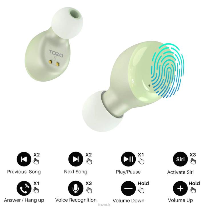 Rose Gold TOZO T6 4BN6P22 Headphones