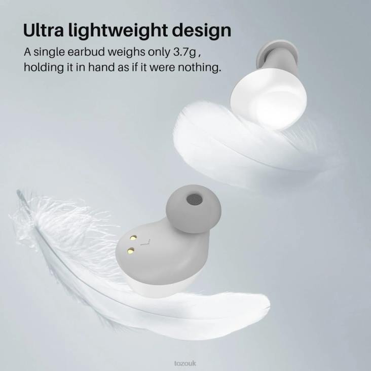 White TOZO A1 4BN6P34 Headphones