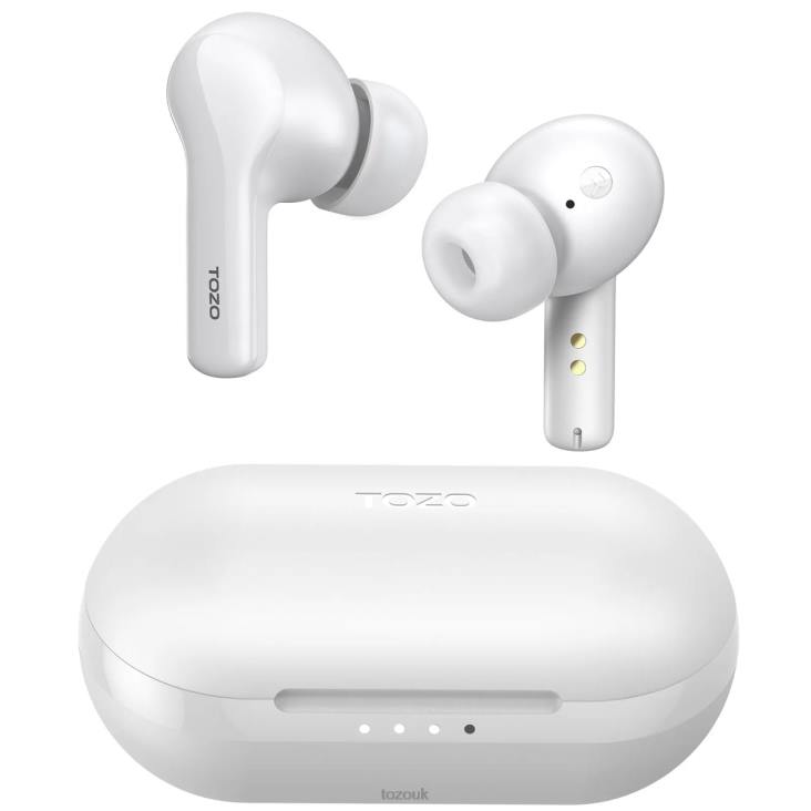 White TOZO A2 4BN6P54 Headphones