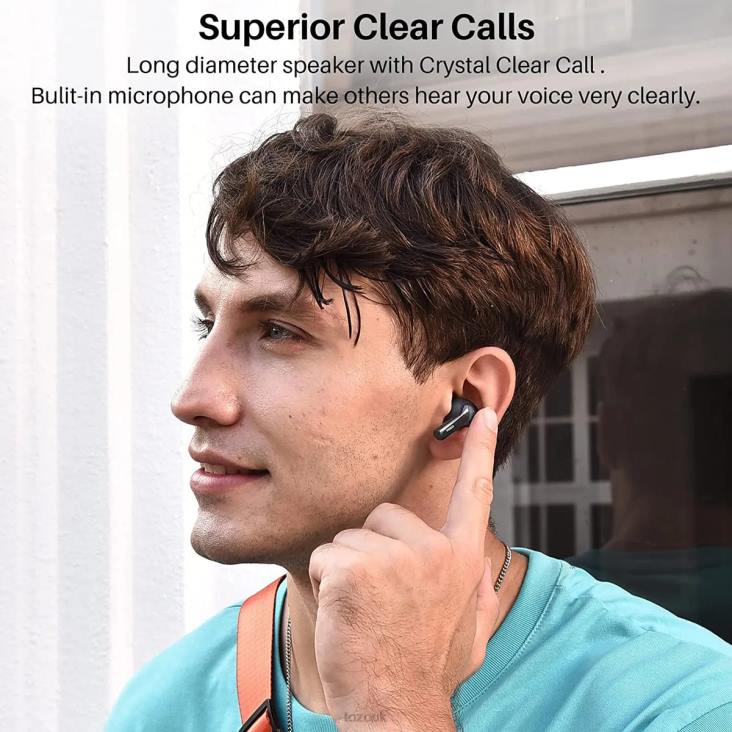 White TOZO A2 4BN6P54 Headphones