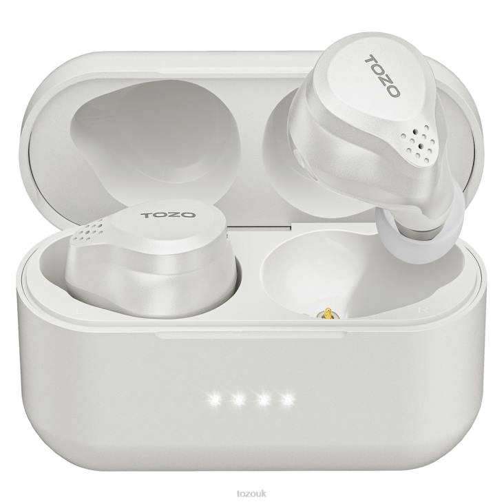 White TOZO NC7 4BN6P15 Headphones