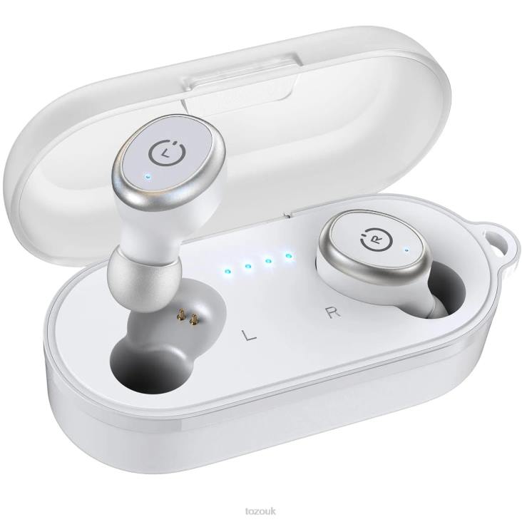 White TOZO T10 4BN6P25 Headphones