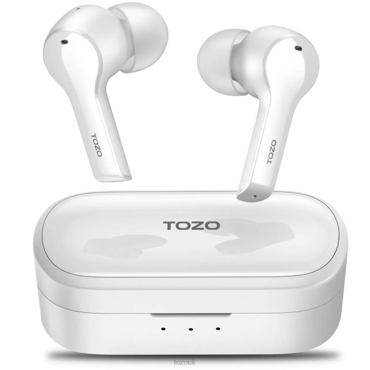 White TOZO T9 4BN6P52 Headphones