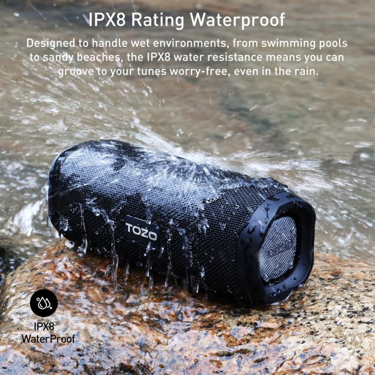 Black TOZO PA2 4BN6P83 Speaker