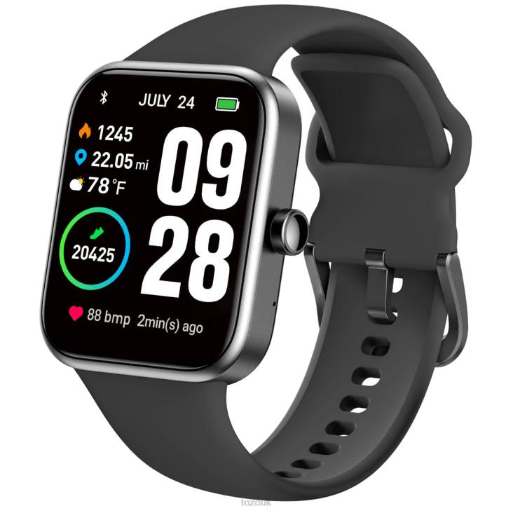 Matte Black TOZO S2 4BN6P74 Watches