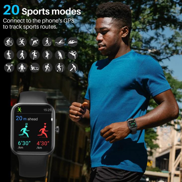 Matte Black TOZO S2 4BN6P74 Watches